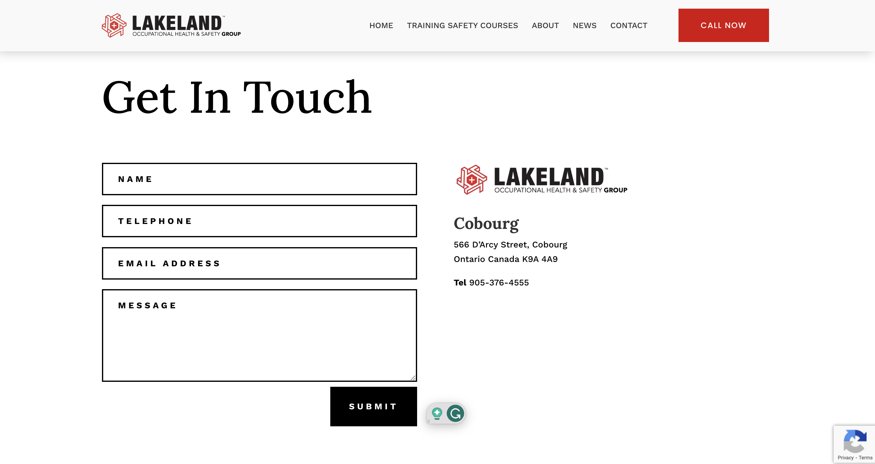 CONTACT Lakeland Occupational Health and Safety Group